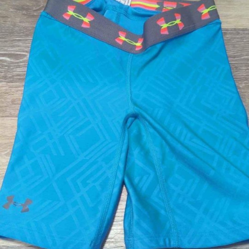 Women's Under Armour Padded Compression Cycling Athletic Shorts Sz XS